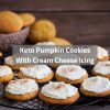 Pumpkin Cookies With Cream Cheese Icing