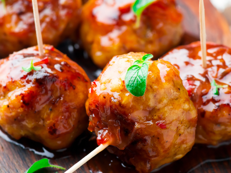 Keto Sweet and Sour Meatballs